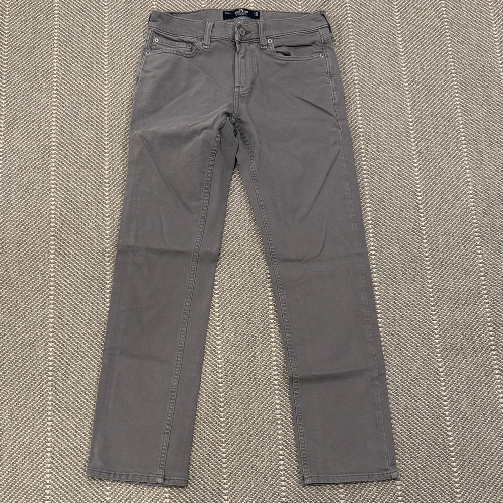 Hollister Men's Charcoal Slim Jeans